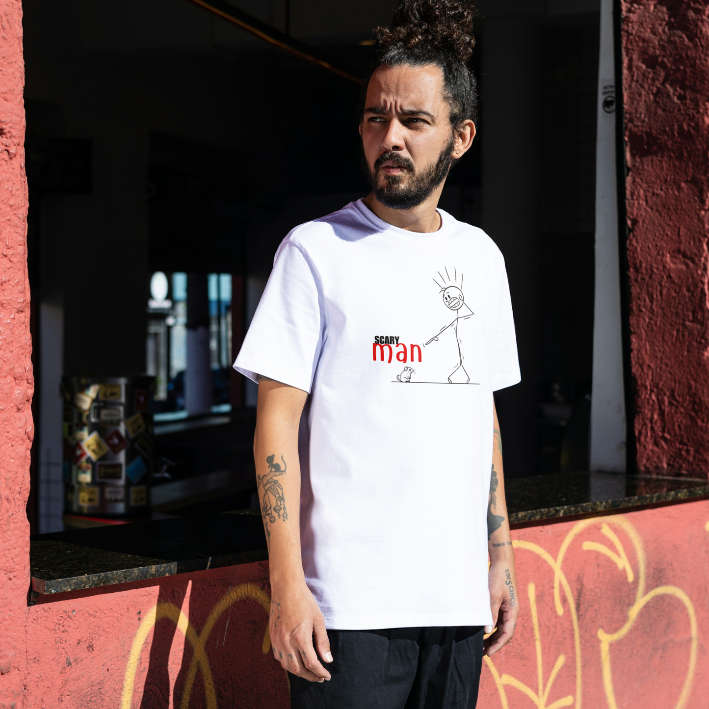 Scary Man Premium Classic T-shirts