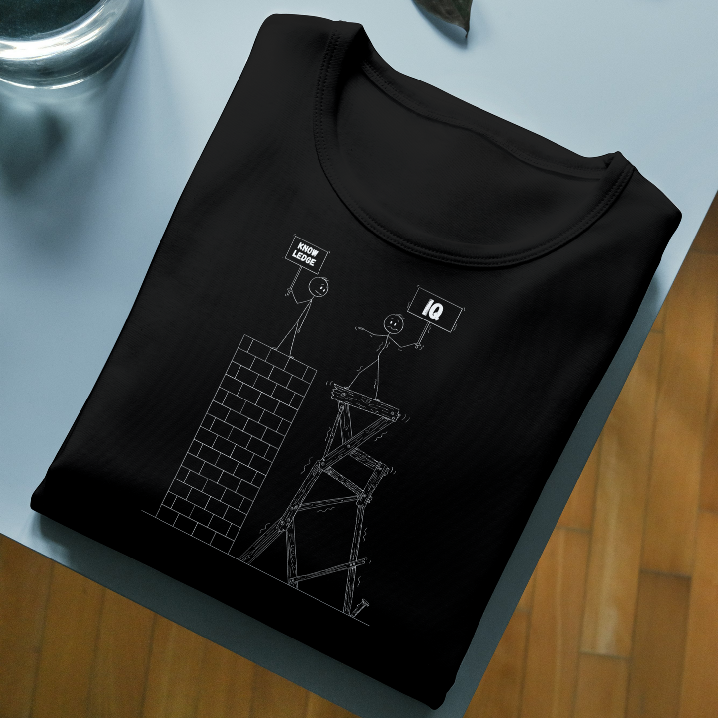 Knowledge Vs IQ Premium Classic T-shirts